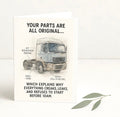 Funny Lorry Birthday Card, Truck Driver Card, HGV Birthday Card, Mechanics Humour Card, Novelty Birthday Card